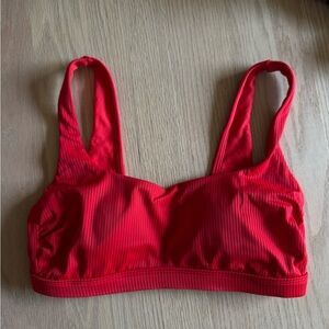 Vibrant Red bathing suit top